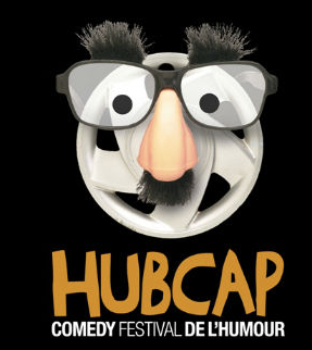 hubcap comedy festival in Moncton NB nose glasses logo