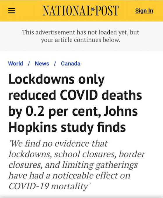 lock downs